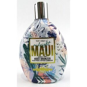 Tan Asz U Midnight Maui Tanning Bed Lotion 13.5 oz Double Shot 400X Bronzer‎
